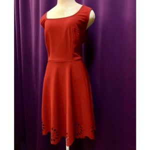 Modcloth Brick Colored XL Dress-Never Worn